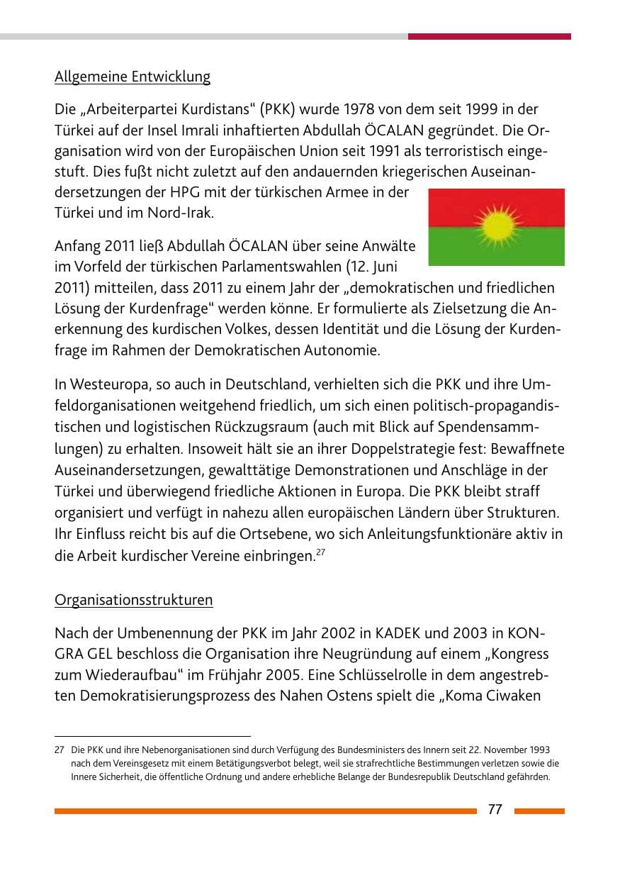 Seite 79 des Verfassungsschutzbericht 2011 Rheinland-Pfalz