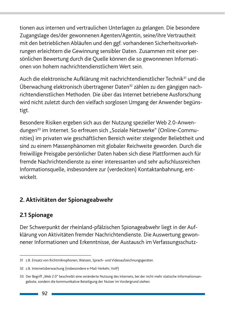 Seite 94 des Verfassungsschutzbericht 2011 Rheinland-Pfalz