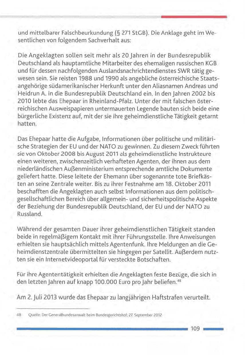 Seite 109 des Verfassungsschutzbericht 2012 Rheinland-Pfalz