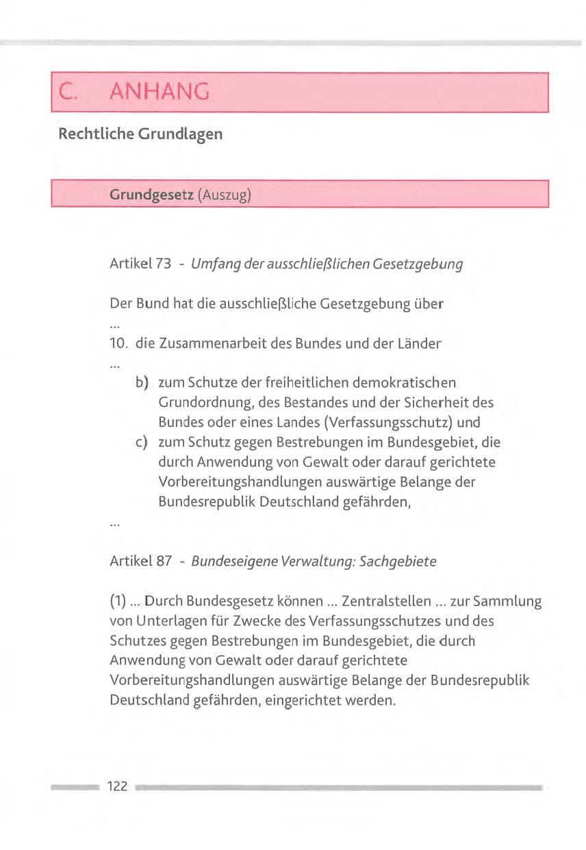 Seite 122 des Verfassungsschutzbericht 2012 Rheinland-Pfalz