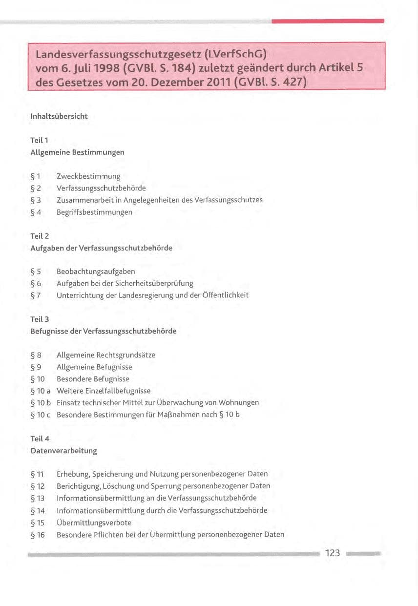 Seite 123 des Verfassungsschutzbericht 2012 Rheinland-Pfalz