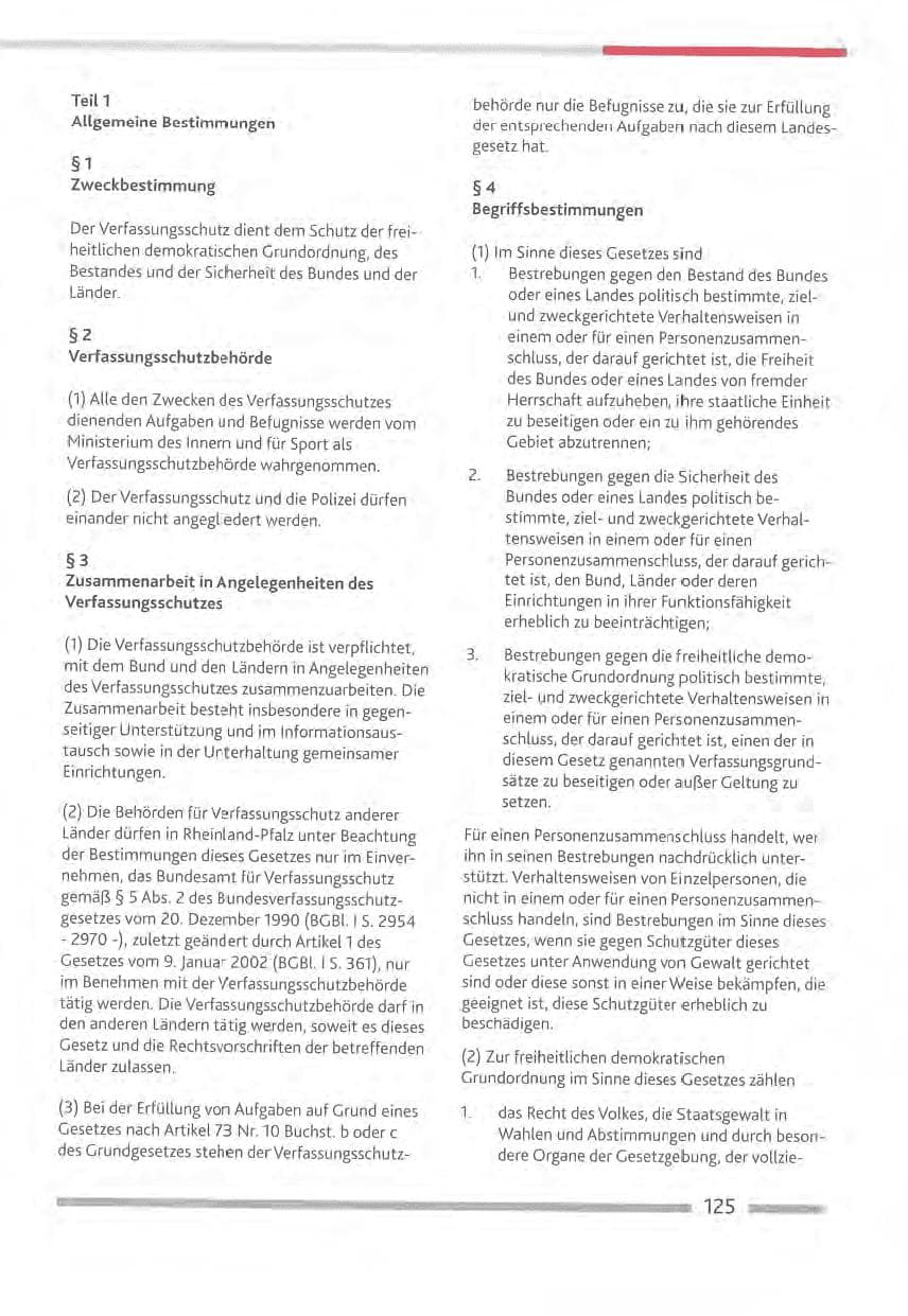 Seite 125 des Verfassungsschutzbericht 2012 Rheinland-Pfalz
