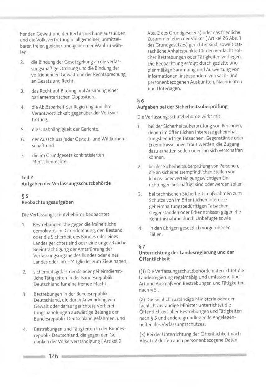 Seite 126 des Verfassungsschutzbericht 2012 Rheinland-Pfalz