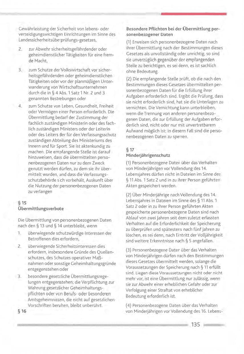 Seite 135 des Verfassungsschutzbericht 2012 Rheinland-Pfalz