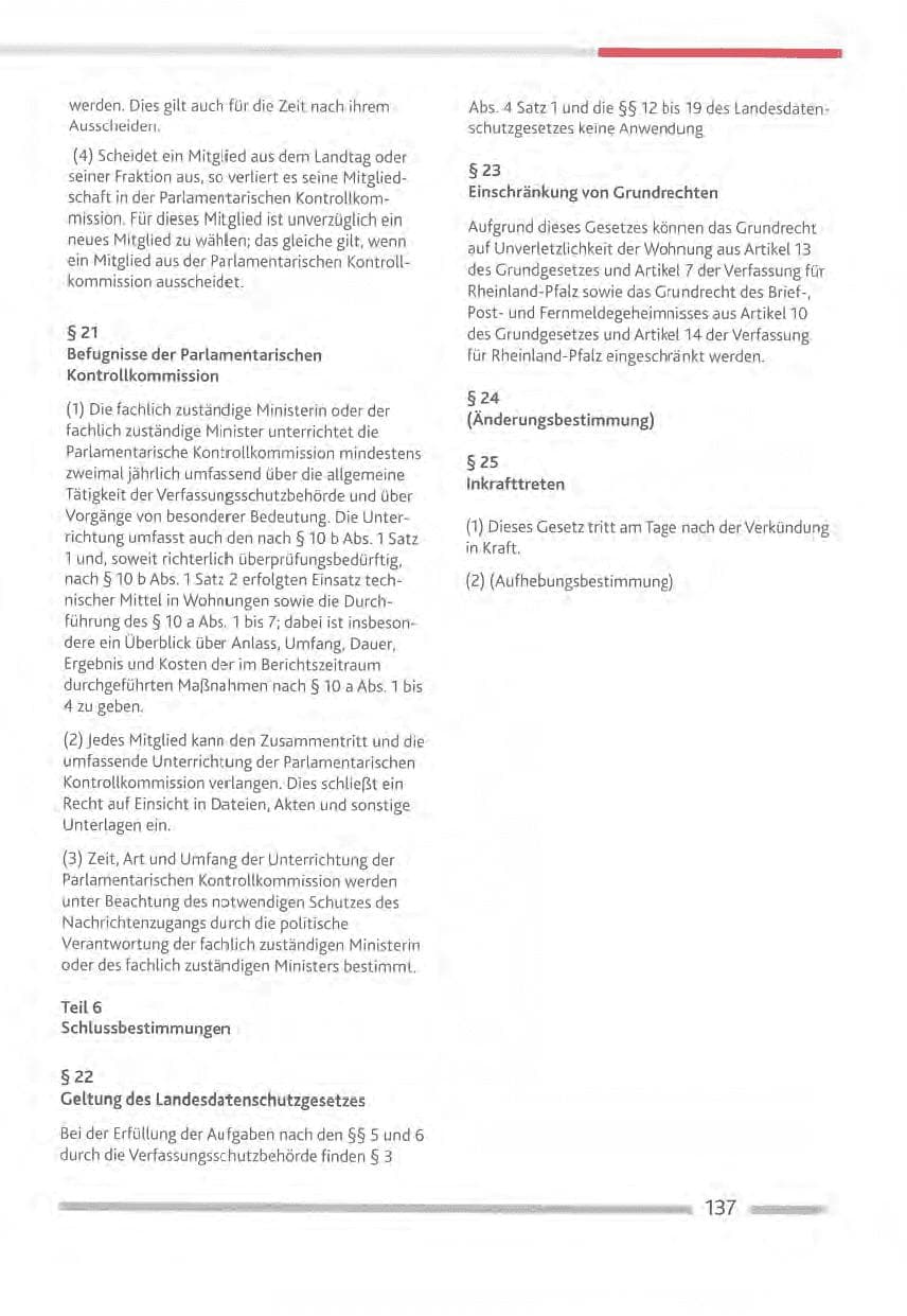 Seite 137 des Verfassungsschutzbericht 2012 Rheinland-Pfalz