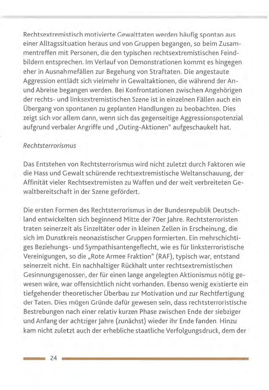 Seite 24 des Verfassungsschutzbericht 2012 Rheinland-Pfalz