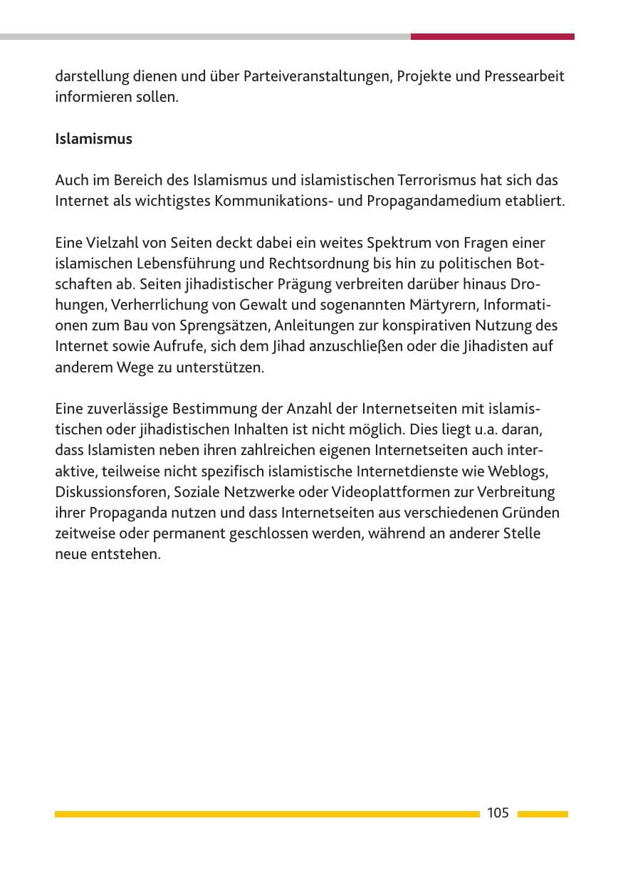 Seite 107 des Verfassungsschutzbericht 2013 Rheinland-Pfalz