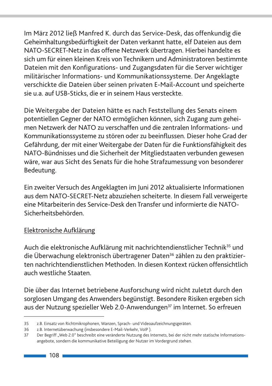 Seite 110 des Verfassungsschutzbericht 2013 Rheinland-Pfalz