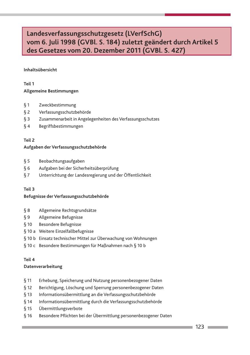 Seite 125 des Verfassungsschutzbericht 2013 Rheinland-Pfalz