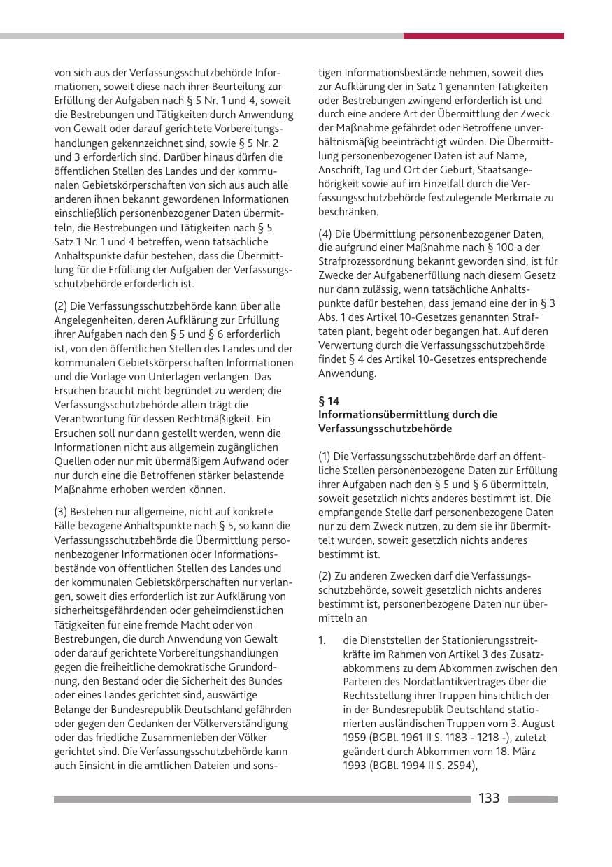 Seite 135 des Verfassungsschutzbericht 2013 Rheinland-Pfalz