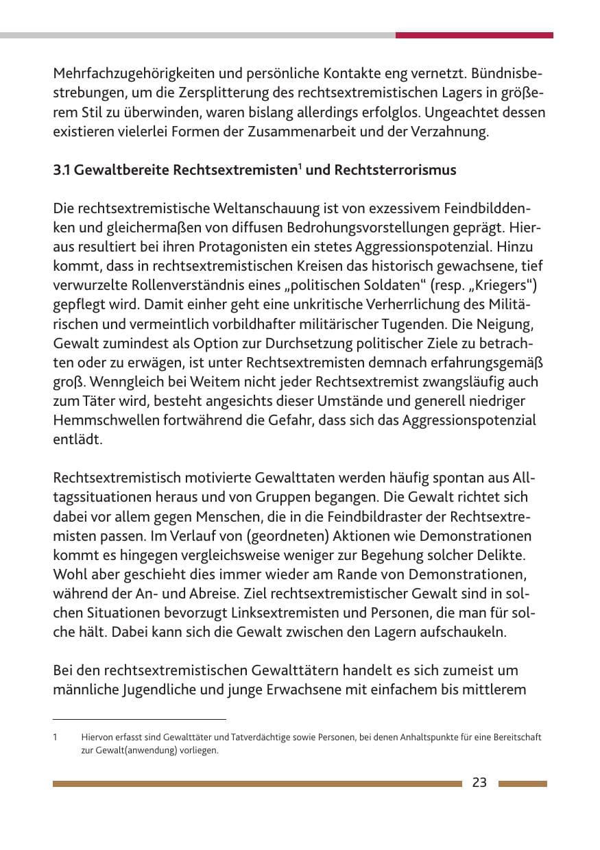 Seite 25 des Verfassungsschutzbericht 2013 Rheinland-Pfalz