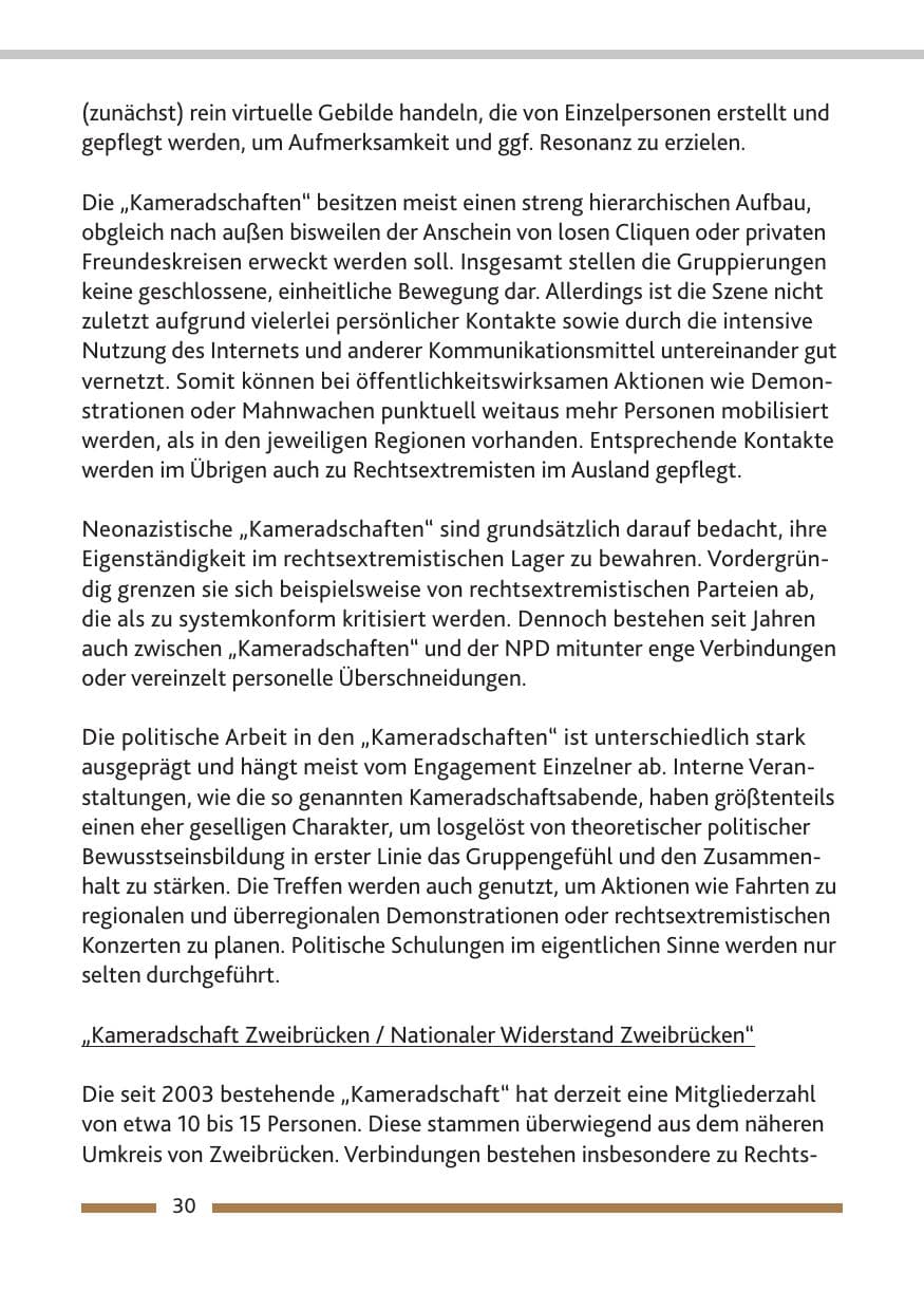 Seite 32 des Verfassungsschutzbericht 2013 Rheinland-Pfalz