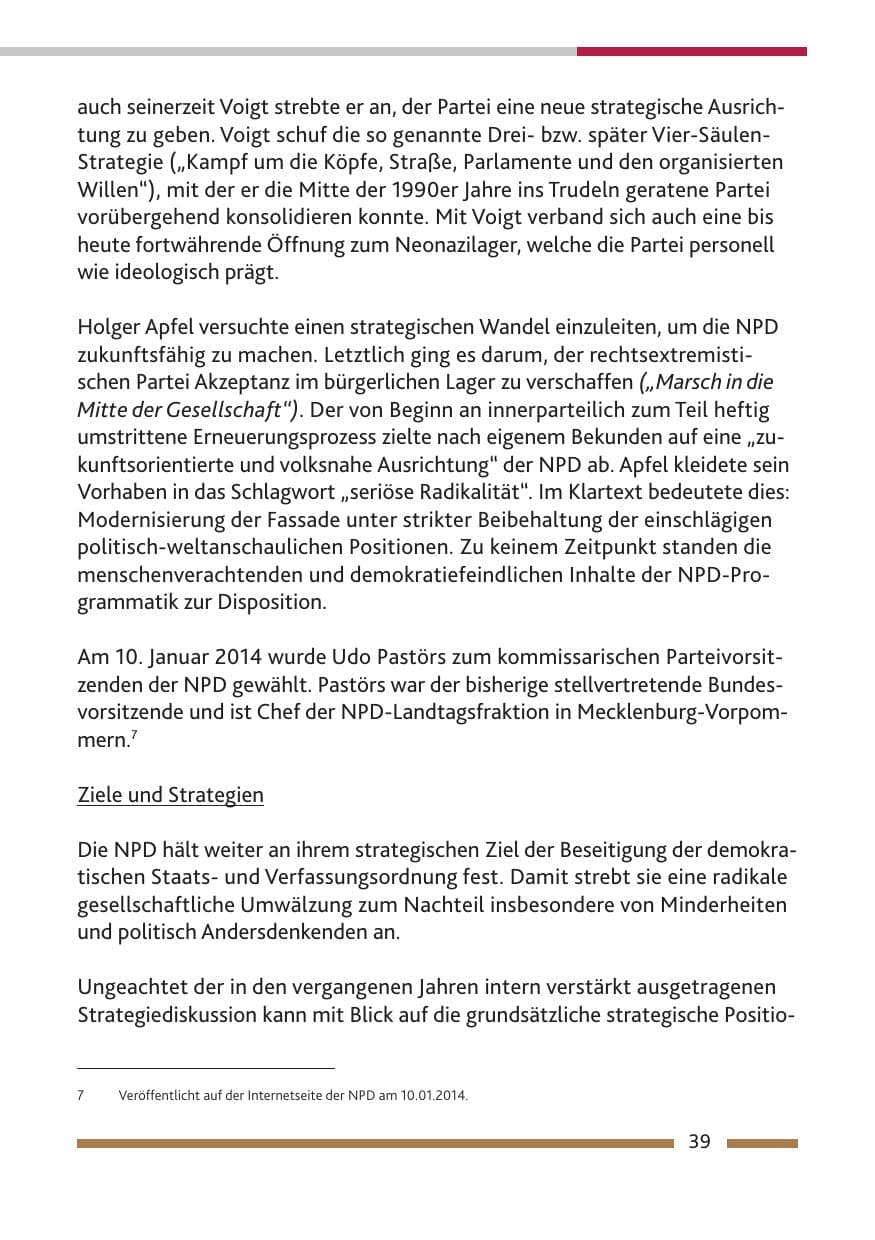 Seite 41 des Verfassungsschutzbericht 2013 Rheinland-Pfalz