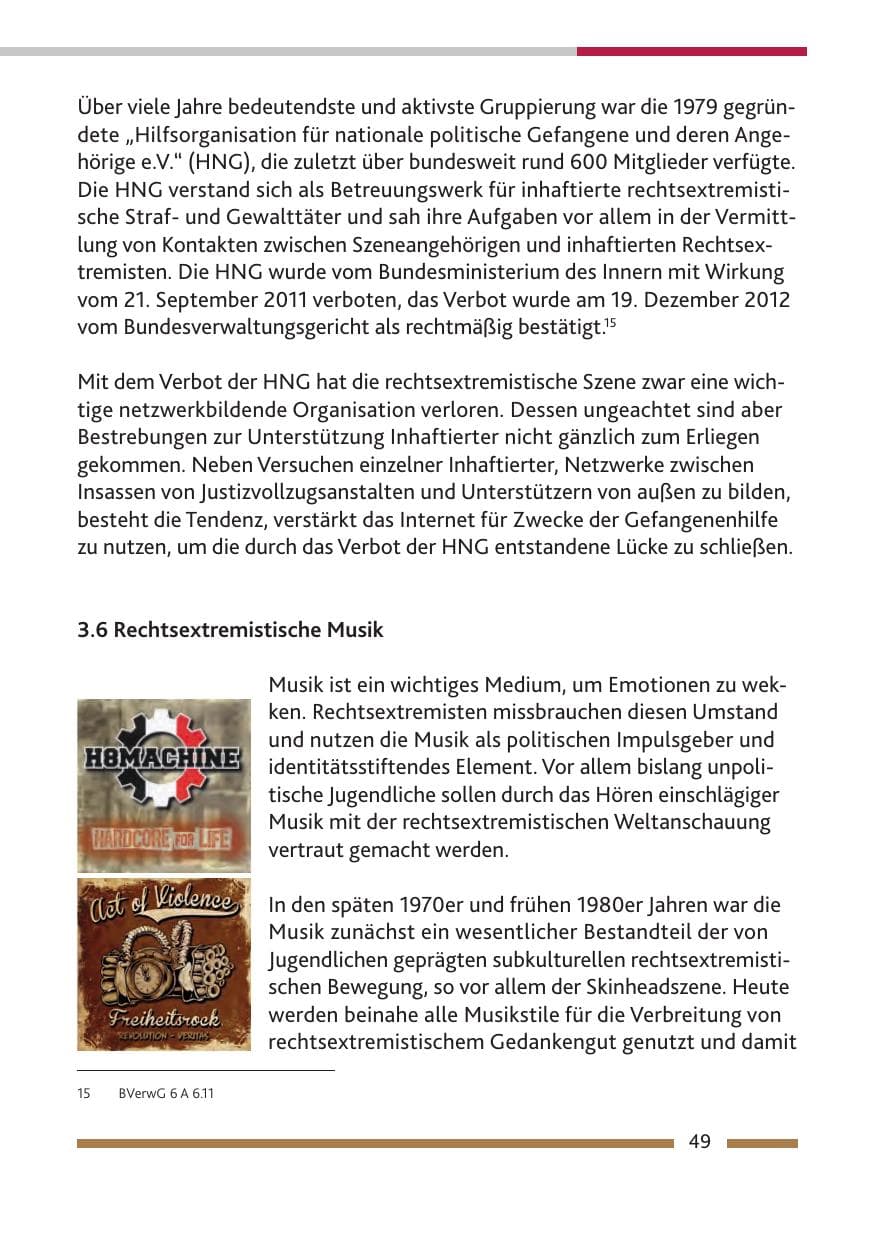 Seite 51 des Verfassungsschutzbericht 2013 Rheinland-Pfalz