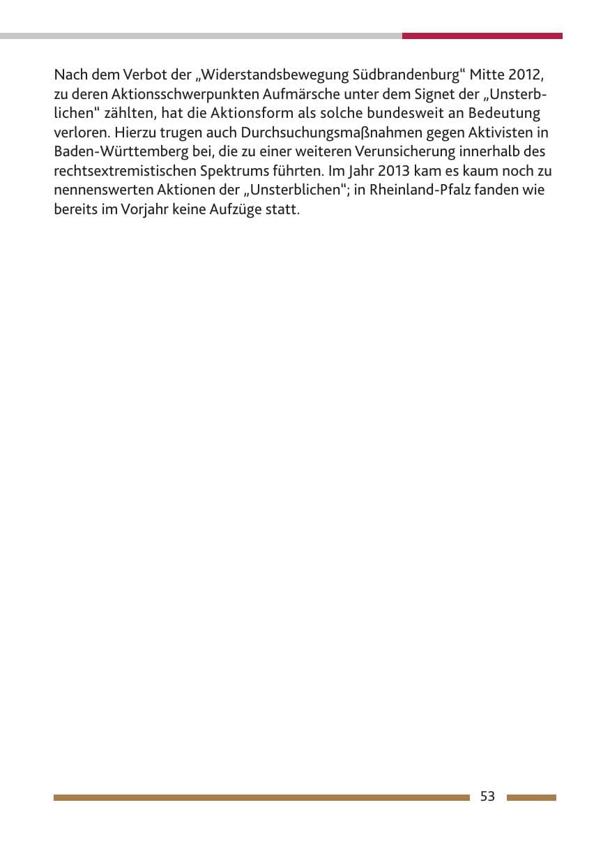Seite 55 des Verfassungsschutzbericht 2013 Rheinland-Pfalz