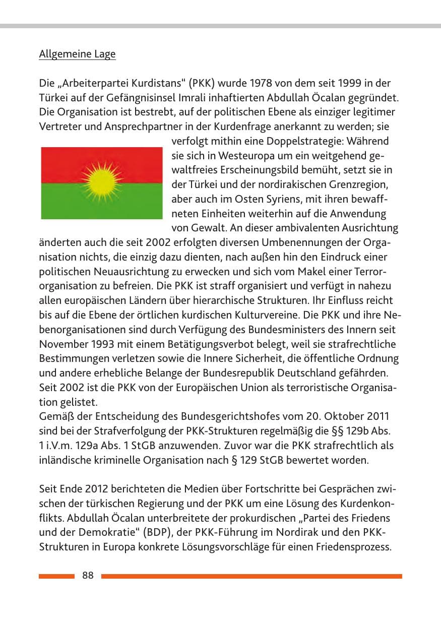Seite 90 des Verfassungsschutzbericht 2013 Rheinland-Pfalz