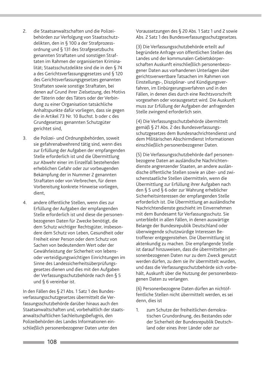 Seite 110 des Verfassungsschutzbericht 2014 Rheinland-Pfalz