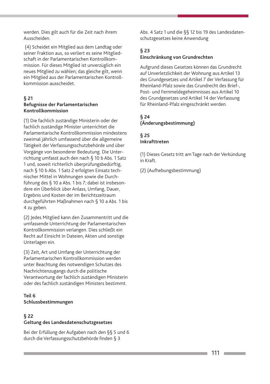 Seite 113 des Verfassungsschutzbericht 2014 Rheinland-Pfalz
