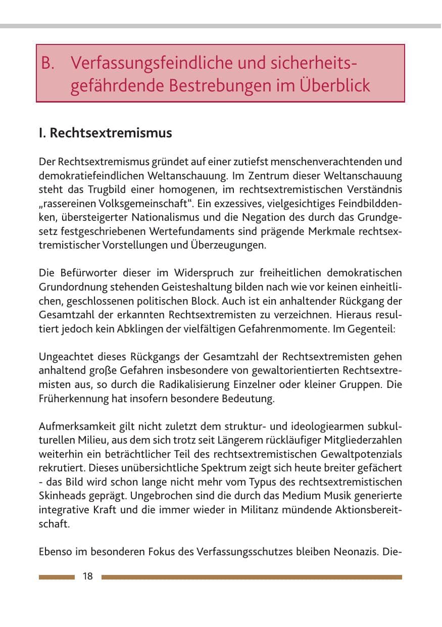 Seite 20 des Verfassungsschutzbericht 2014 Rheinland-Pfalz