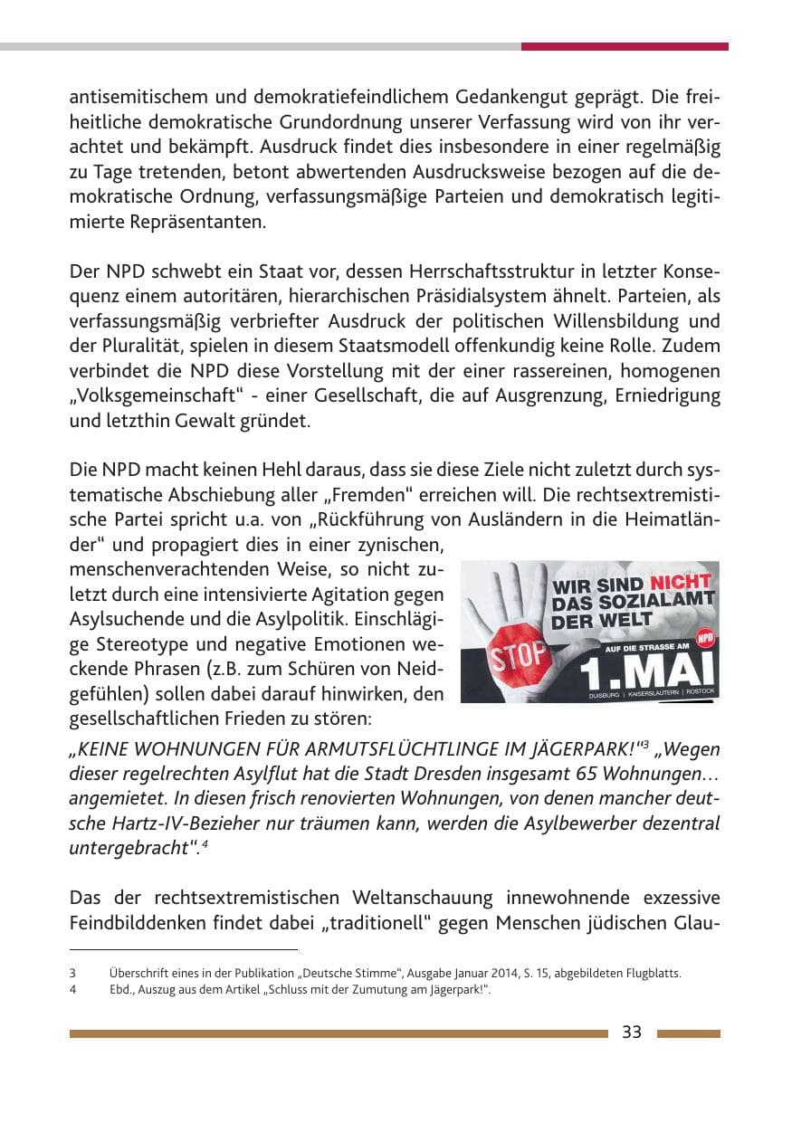 Seite 35 des Verfassungsschutzbericht 2014 Rheinland-Pfalz