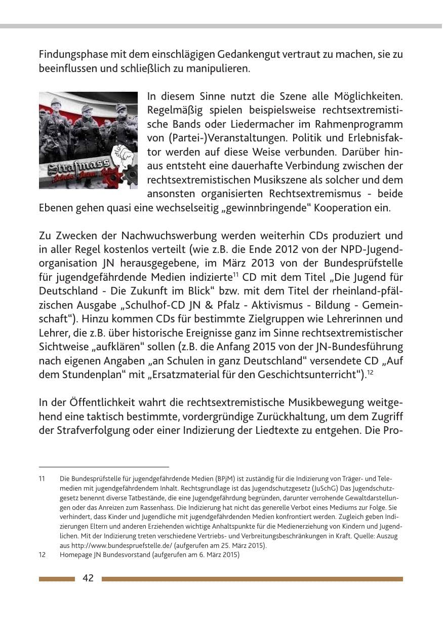 Seite 44 des Verfassungsschutzbericht 2014 Rheinland-Pfalz