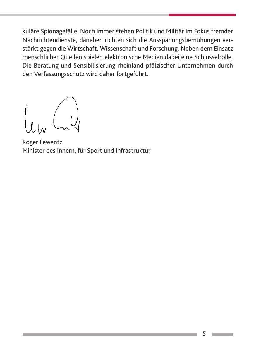 Seite 7 des Verfassungsschutzbericht 2014 Rheinland-Pfalz