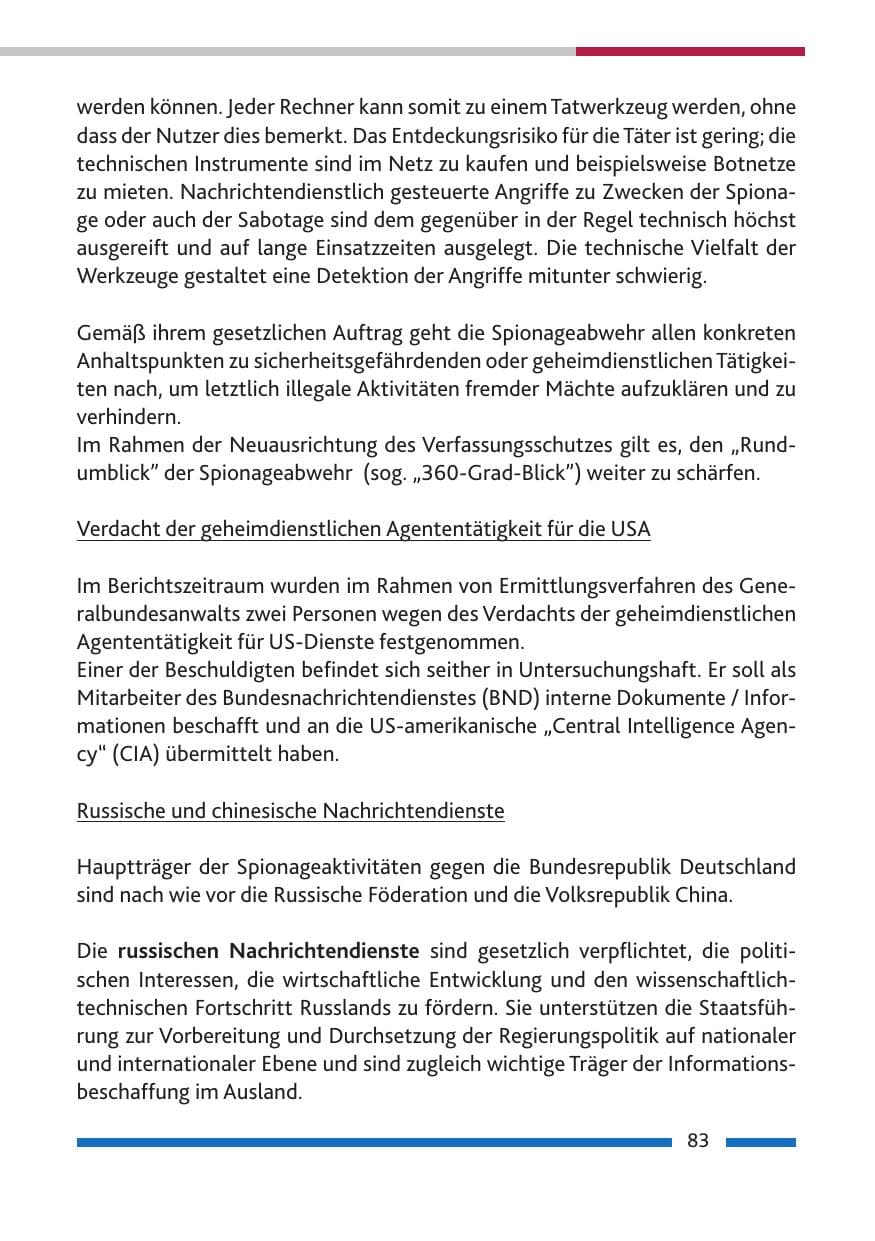 Seite 85 des Verfassungsschutzbericht 2014 Rheinland-Pfalz