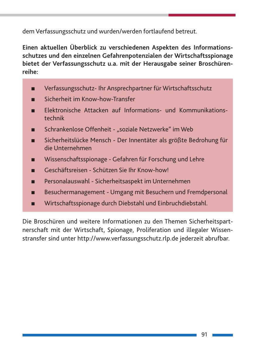 Seite 93 des Verfassungsschutzbericht 2014 Rheinland-Pfalz