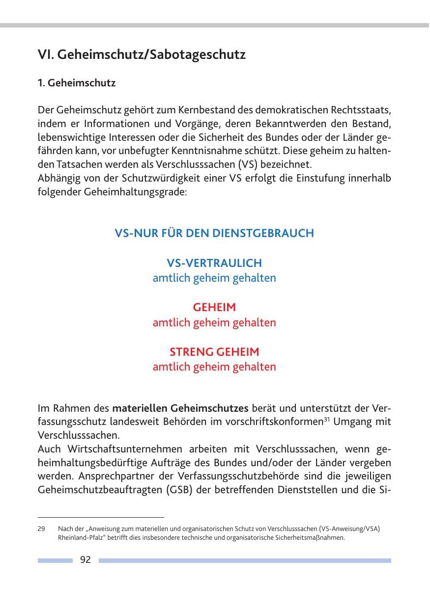 Seite 94 des Verfassungsschutzbericht 2014 Rheinland-Pfalz