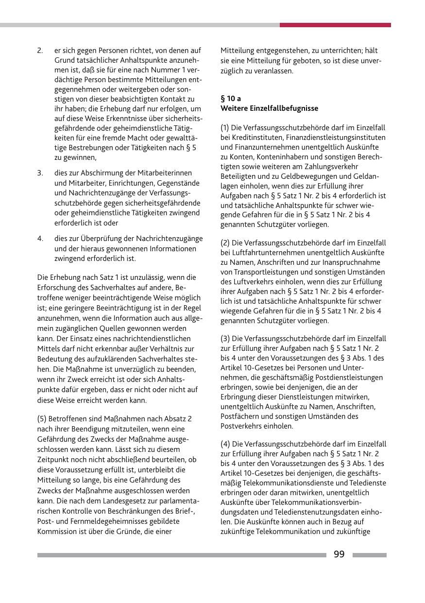 Seite 101 des Verfassungsschutzbericht 2015 Rheinland-Pfalz