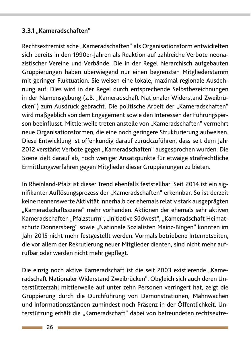 Seite 28 des Verfassungsschutzbericht 2015 Rheinland-Pfalz