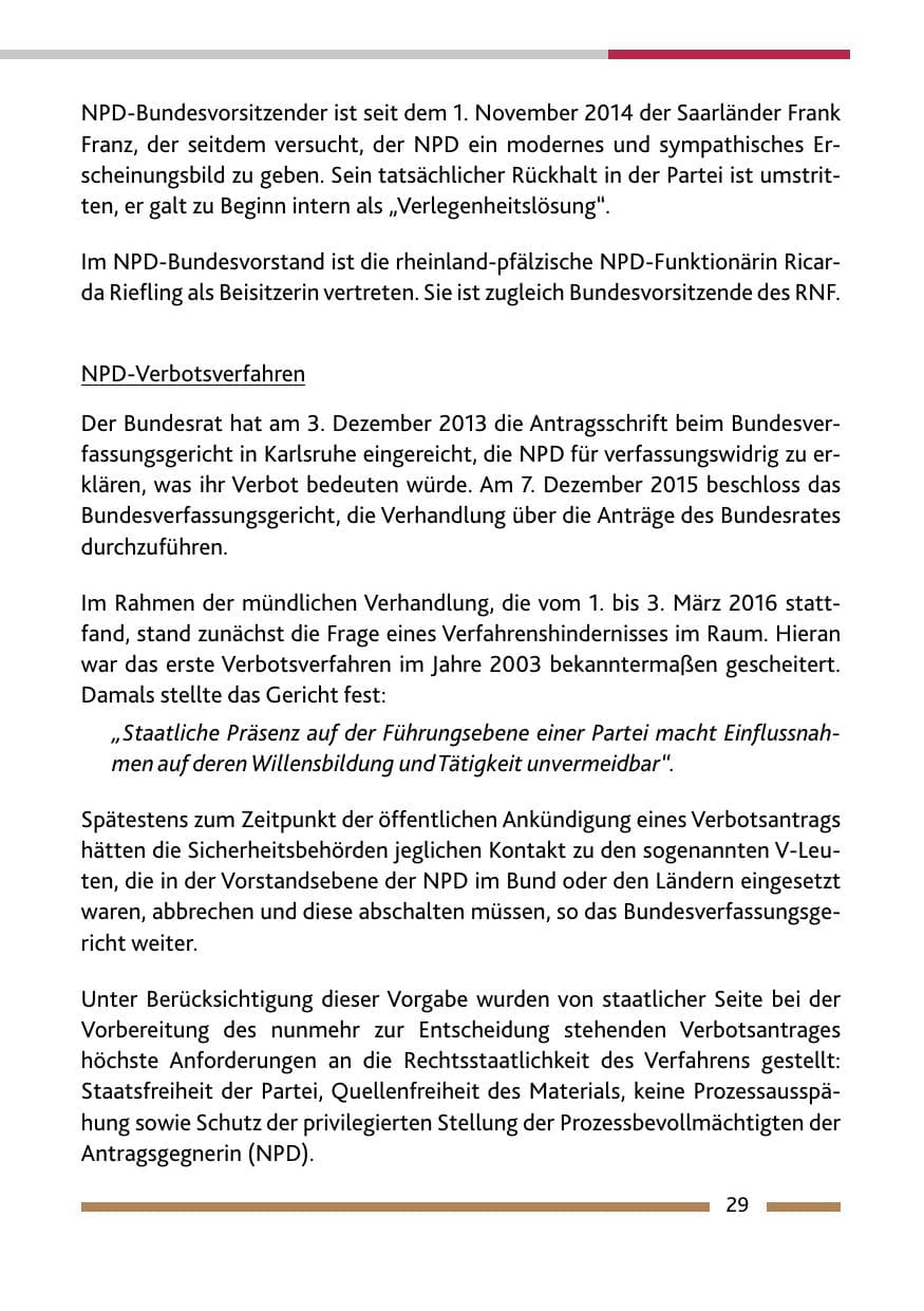 Seite 31 des Verfassungsschutzbericht 2015 Rheinland-Pfalz