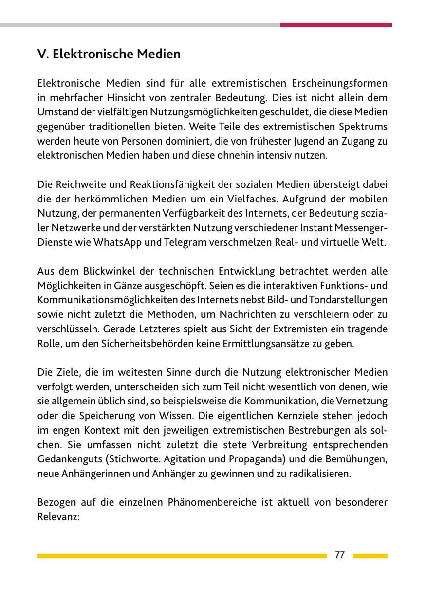 Seite 79 des Verfassungsschutzbericht 2015 Rheinland-Pfalz