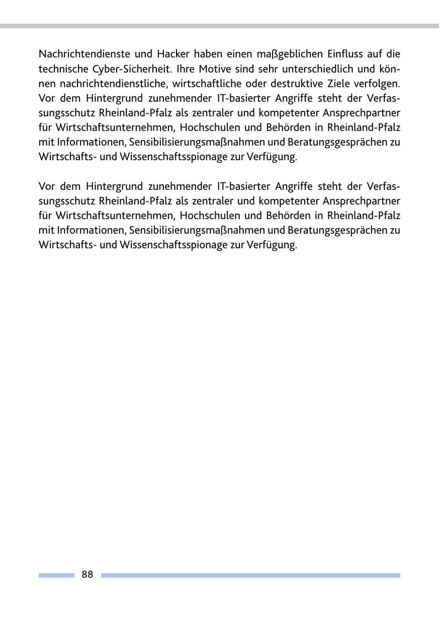 Seite 90 des Verfassungsschutzbericht 2015 Rheinland-Pfalz