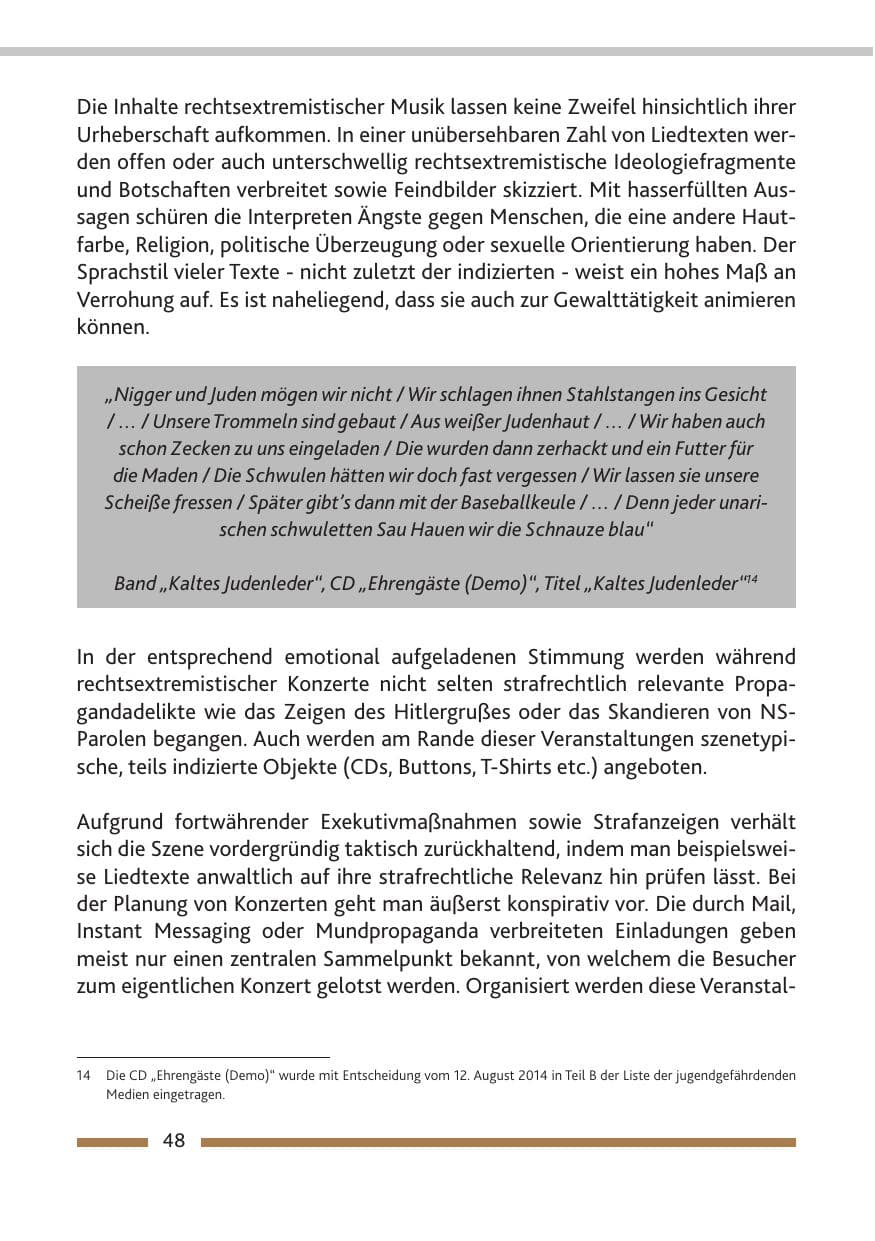 Seite 50 des Verfassungsschutzbericht 2016 Rheinland-Pfalz