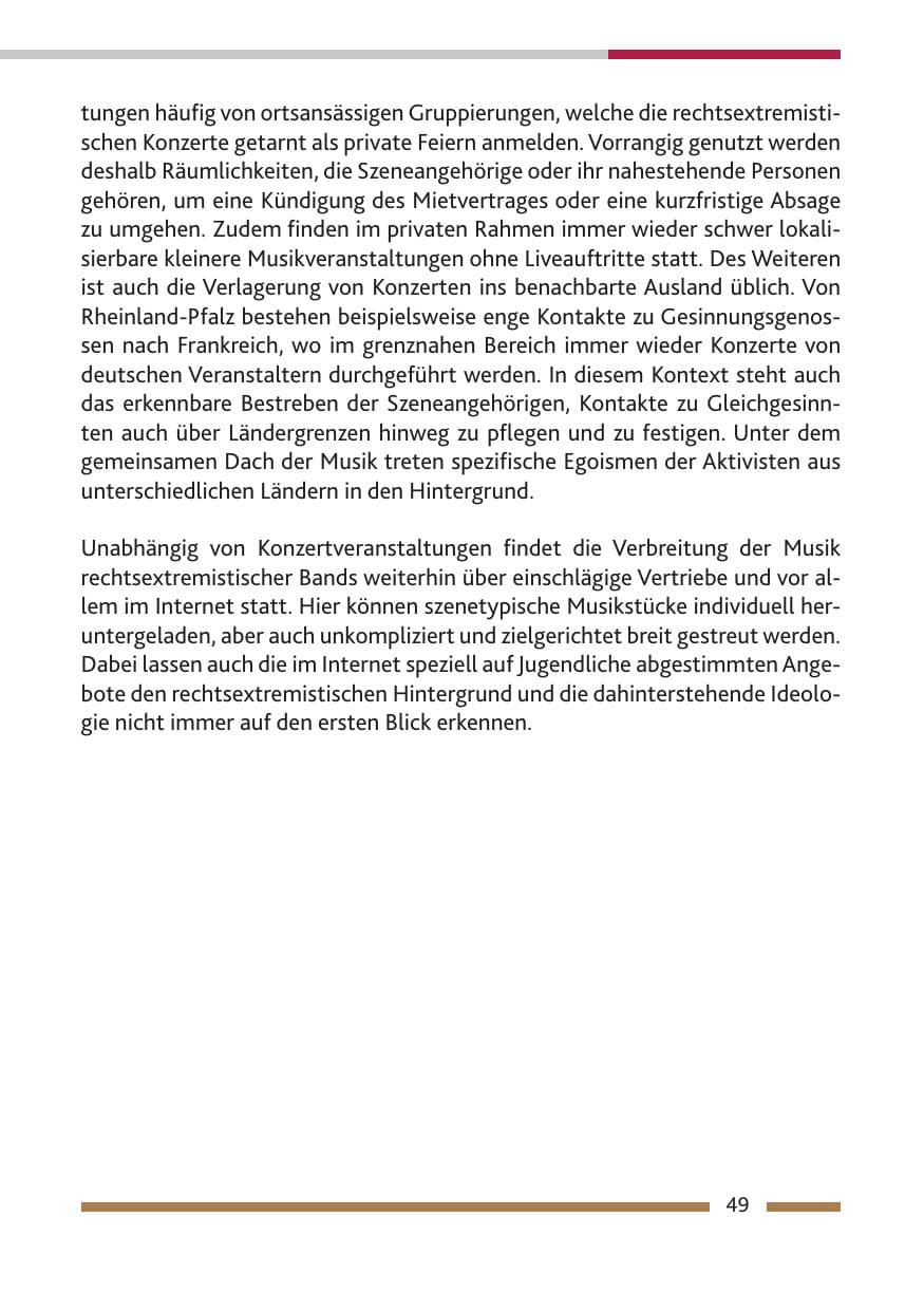 Seite 51 des Verfassungsschutzbericht 2016 Rheinland-Pfalz