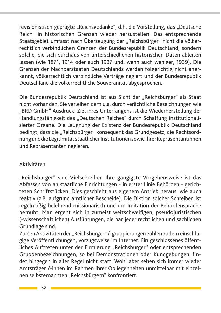 Seite 54 des Verfassungsschutzbericht 2016 Rheinland-Pfalz