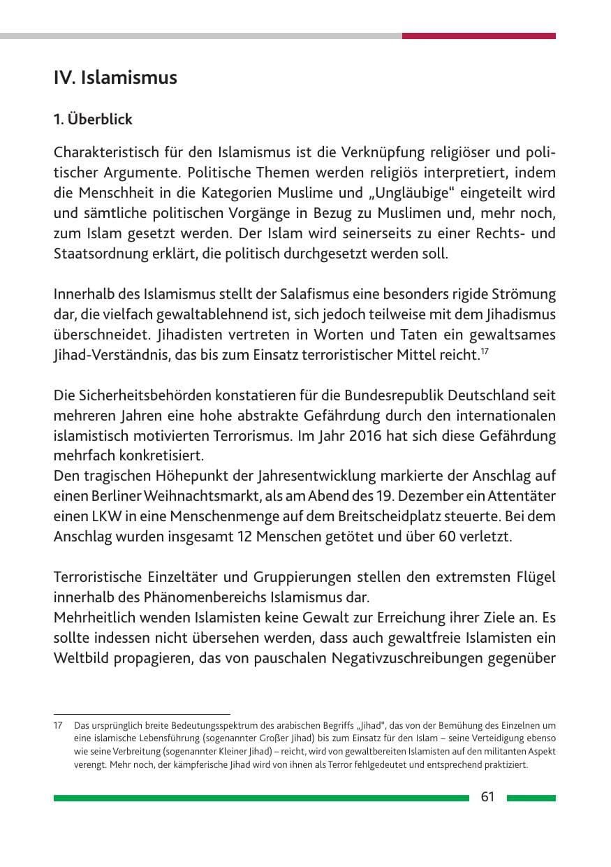 Seite 63 des Verfassungsschutzbericht 2016 Rheinland-Pfalz