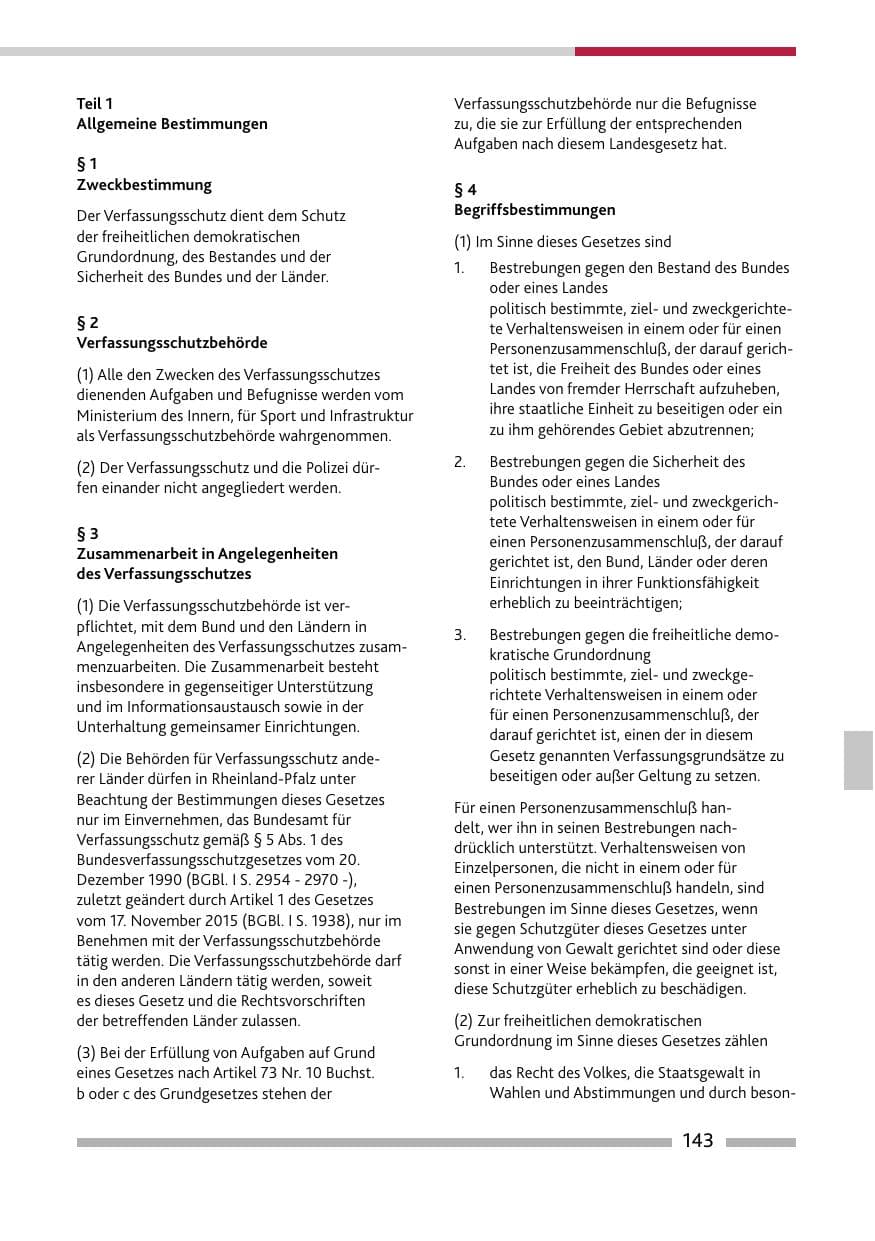 Seite 143 des Verfassungsschutzbericht 2017 Rheinland-Pfalz