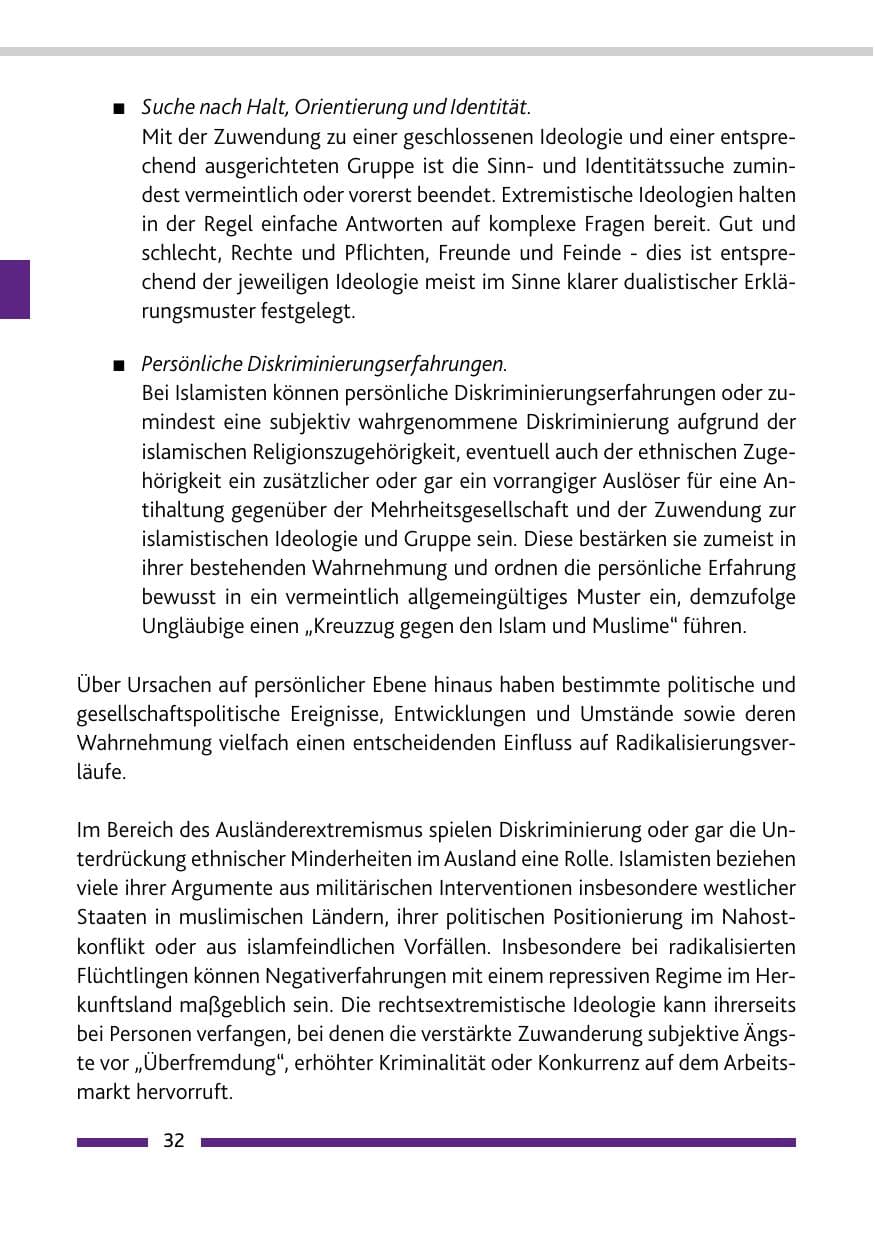 Seite 32 des Verfassungsschutzbericht 2017 Rheinland-Pfalz