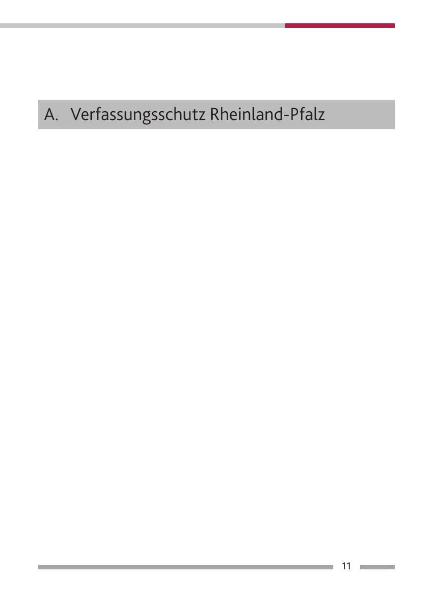Seite 12 des Verfassungsschutzbericht 2018 Rheinland-Pfalz