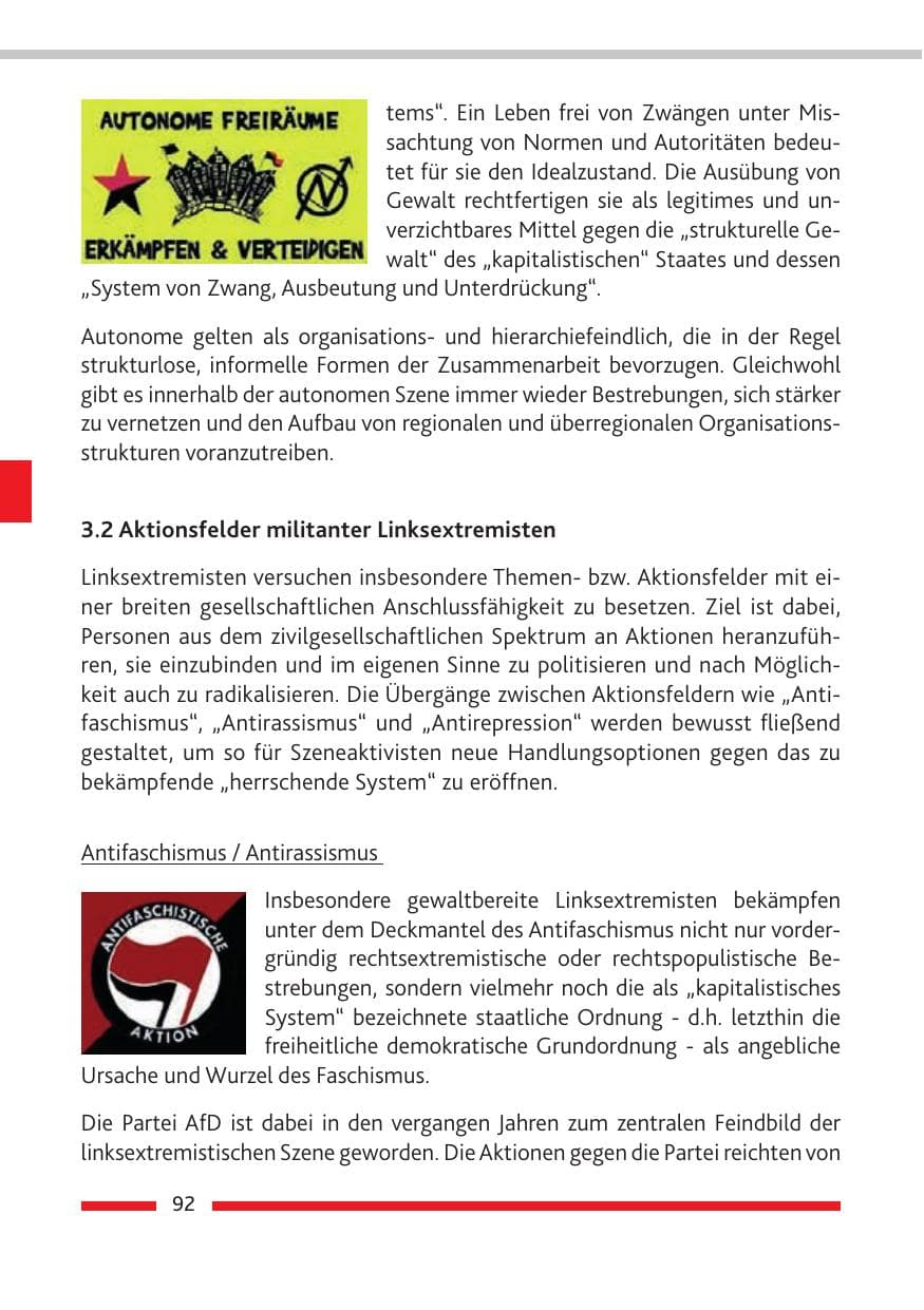 Seite 93 des Verfassungsschutzbericht 2018 Rheinland-Pfalz
