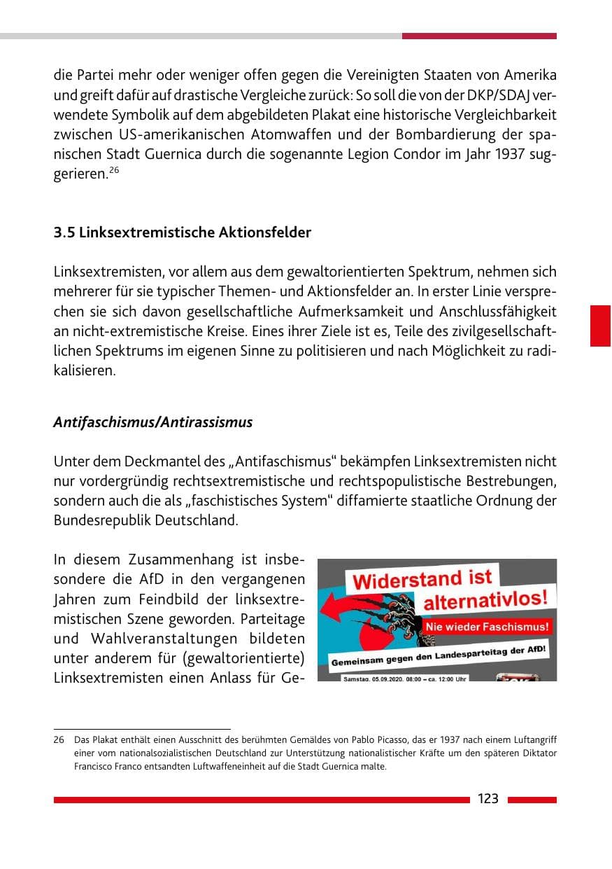 Seite 125 des Verfassungsschutzbericht 2020 Rheinland-Pfalz