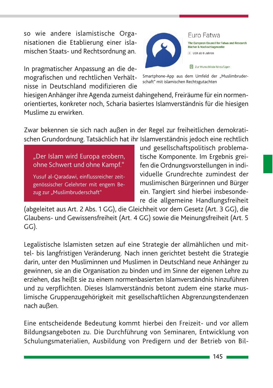 Seite 147 des Verfassungsschutzbericht 2020 Rheinland-Pfalz