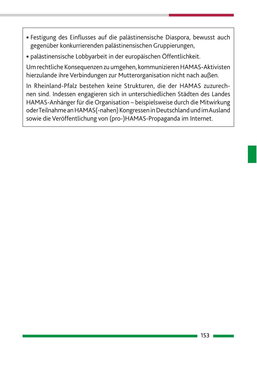 Seite 155 des Verfassungsschutzbericht 2020 Rheinland-Pfalz