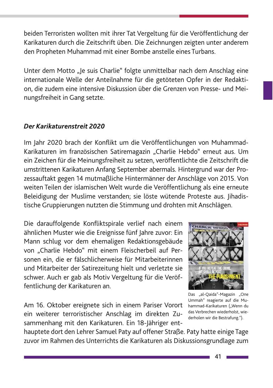 Seite 43 des Verfassungsschutzbericht 2020 Rheinland-Pfalz