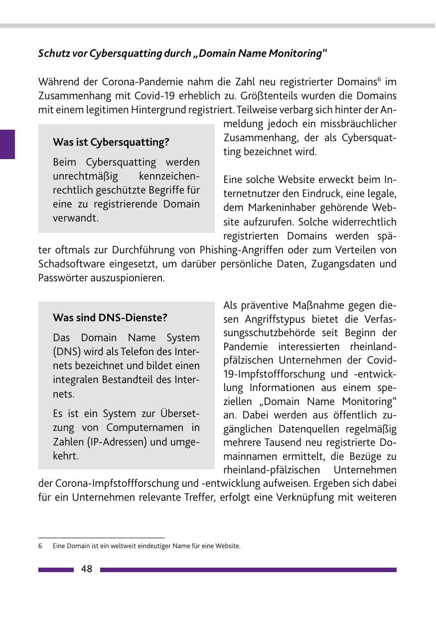 Seite 50 des Verfassungsschutzbericht 2020 Rheinland-Pfalz
