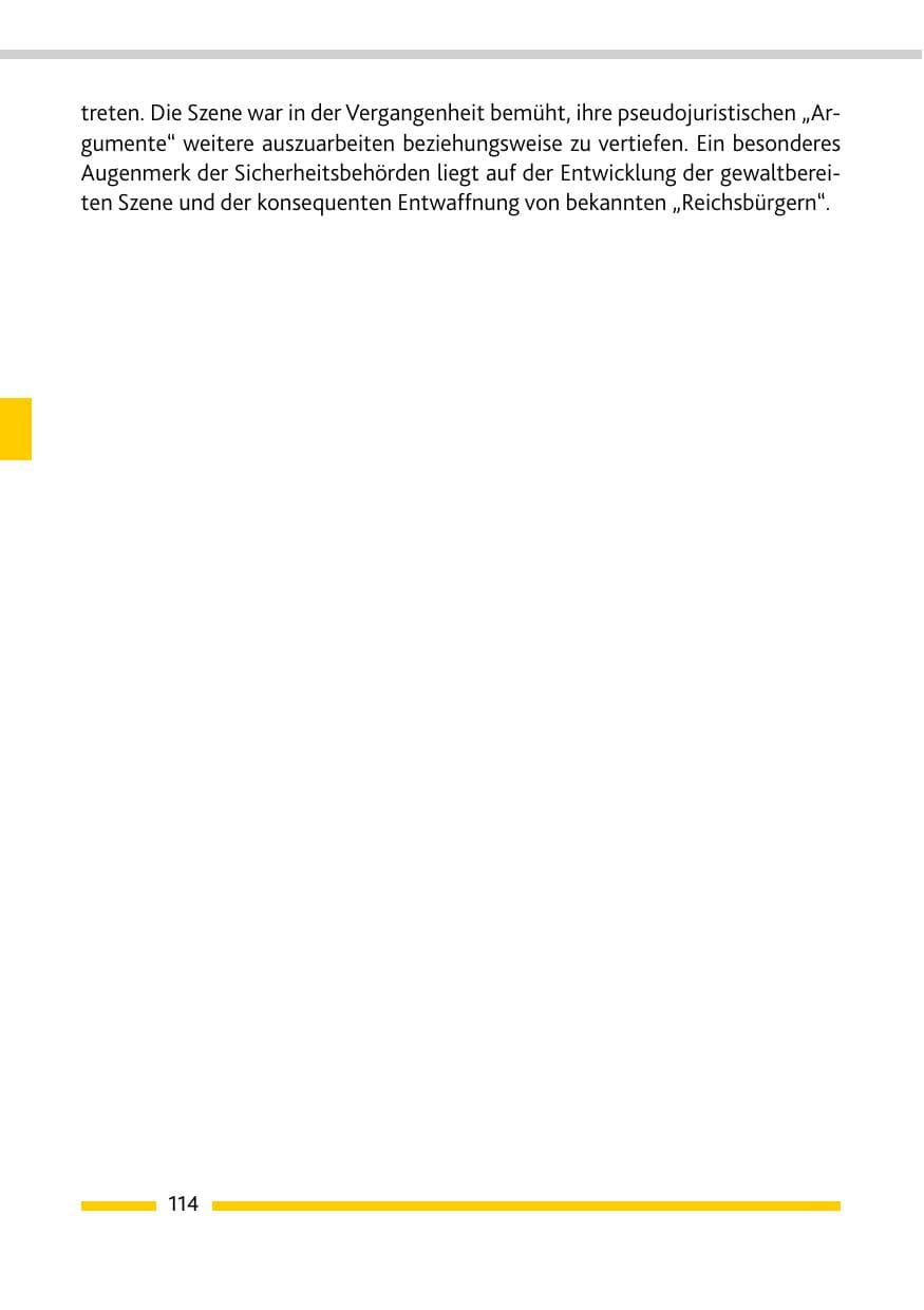 Seite 116 des Verfassungsschutzbericht 2022 Rheinland-Pfalz