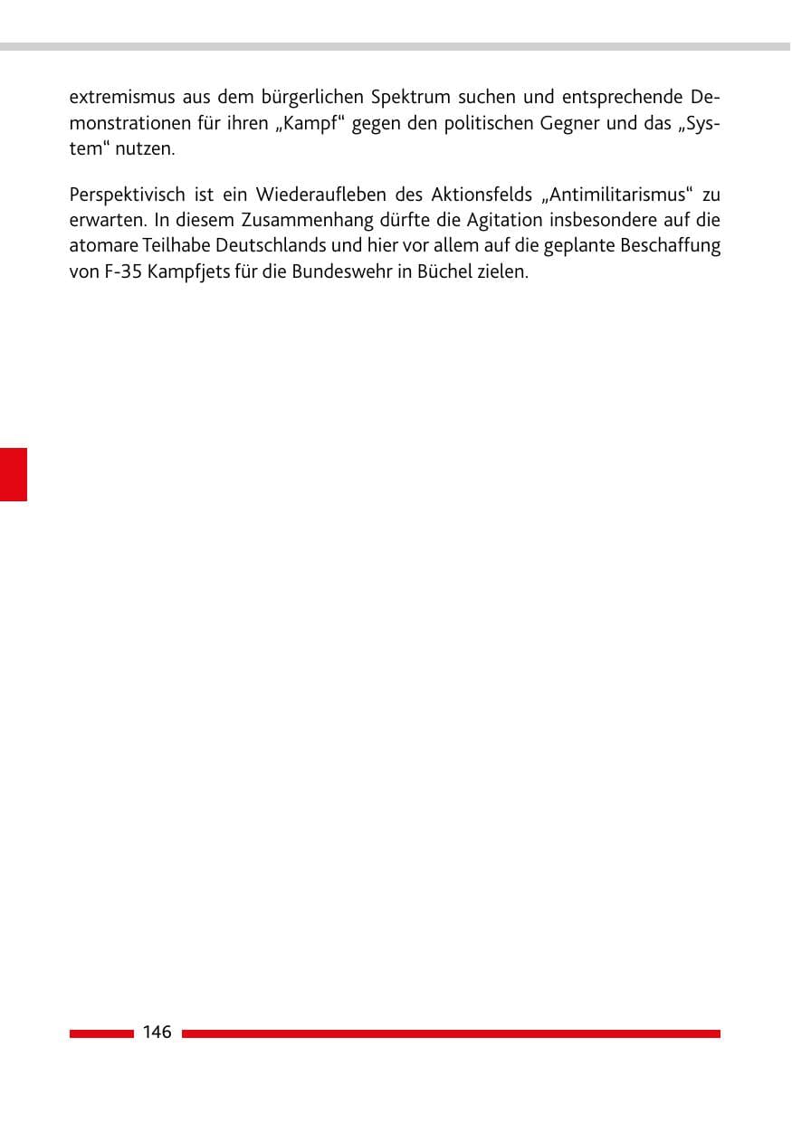 Seite 148 des Verfassungsschutzbericht 2022 Rheinland-Pfalz