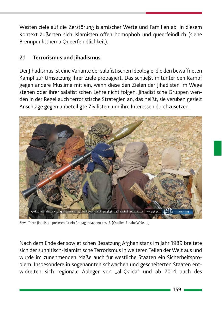 Seite 161 des Verfassungsschutzbericht 2022 Rheinland-Pfalz